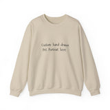 Custom Pet Portrait of Your Pet on a Sweatshirt