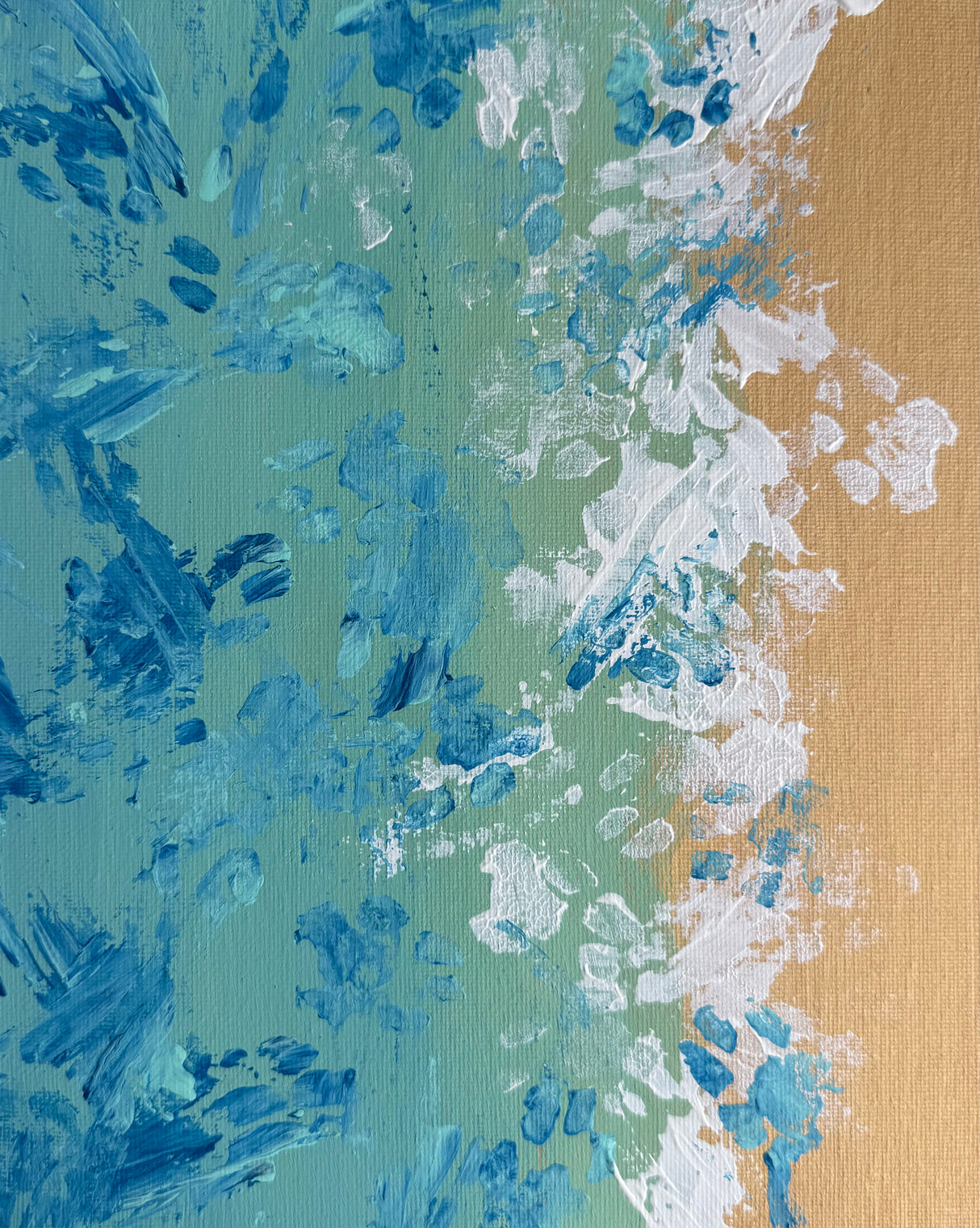 Flounder Purrcasso Painting