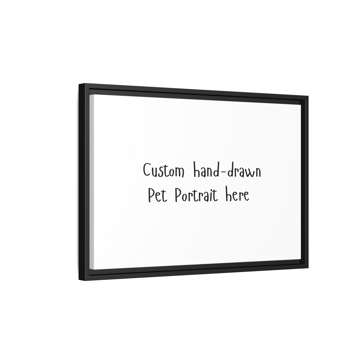 Custom Pet Portrait of Your Pet on Canvas