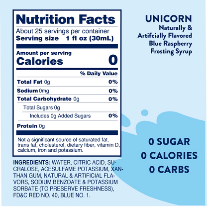 Unicorn Skinny Syrup - Zero Sugar