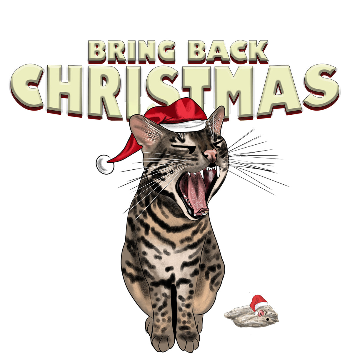 Bring Back Christmas vinyl die cut sticker