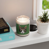 Custom Pet Portrait of Your Pet on a 9 oz Candle