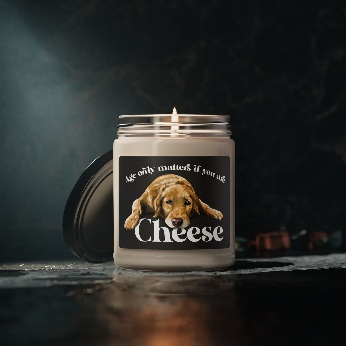 Custom Pet Portrait of Your Pet on a 9 oz Candle