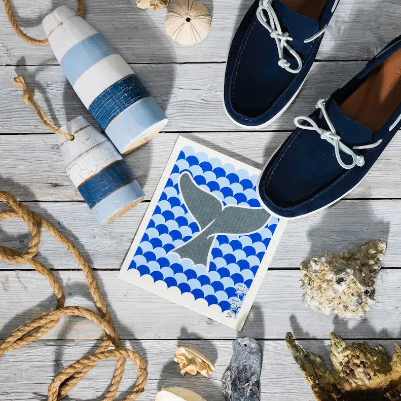 Whale Tail Swedish Cloth