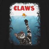 Close up of the design on the Purrmaid Flounder 'CLAWS' Raglan Crewneck (1 of 5)