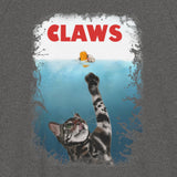 Close up of the design on the Purrmaid Flounder 'CLAWS' Raglan Crewneck (2 of 5)