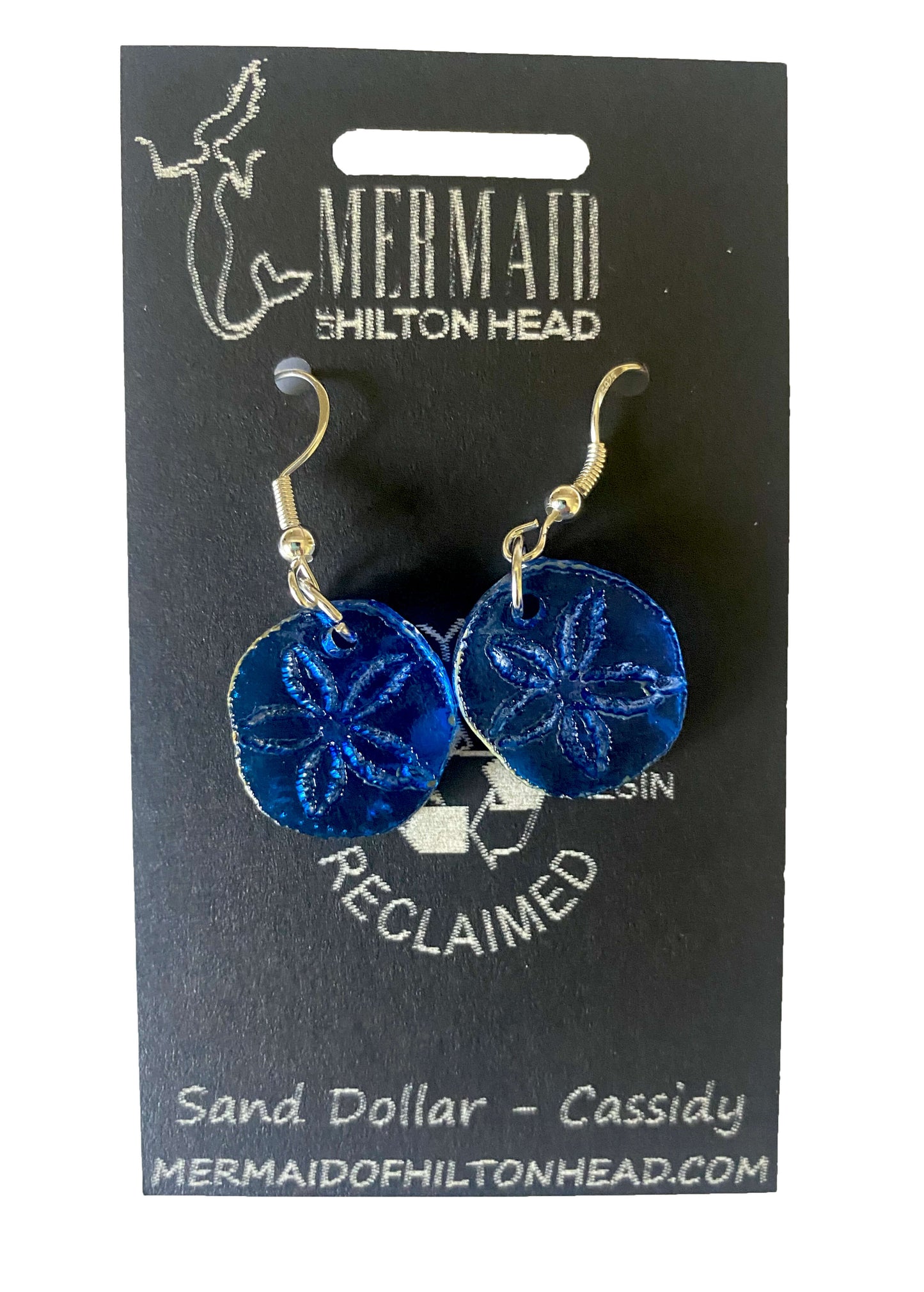 Sand Dollar Ocean Earrings