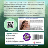 back cover of the fiki and the frog children's book 