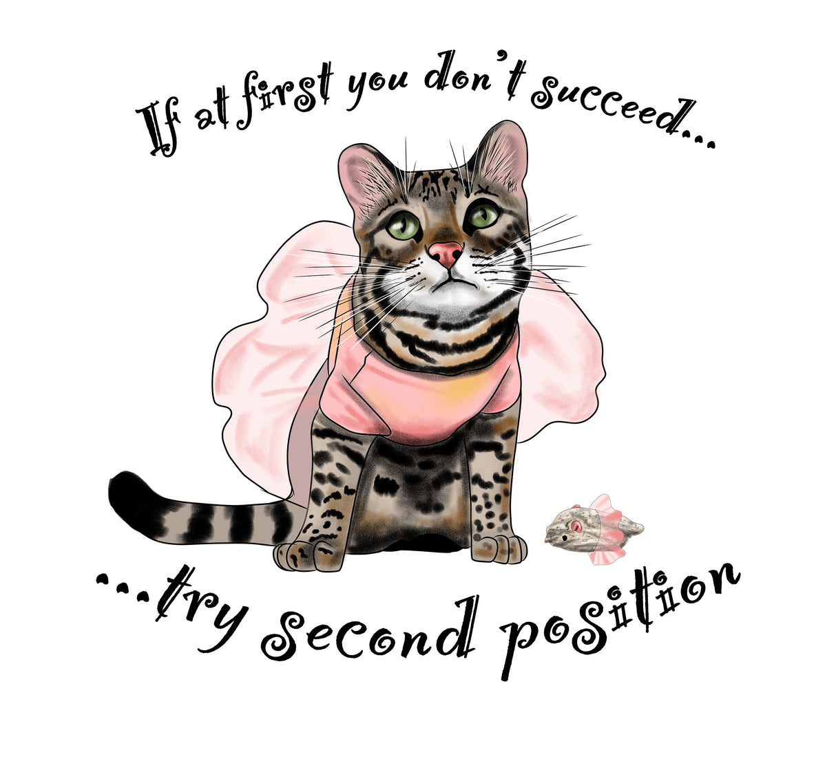 Second Position Ballet Vinyl Die Cut Sticker