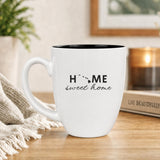 Hawaii Home 16 oz Ceramic Coffee Mug, State Outline Design