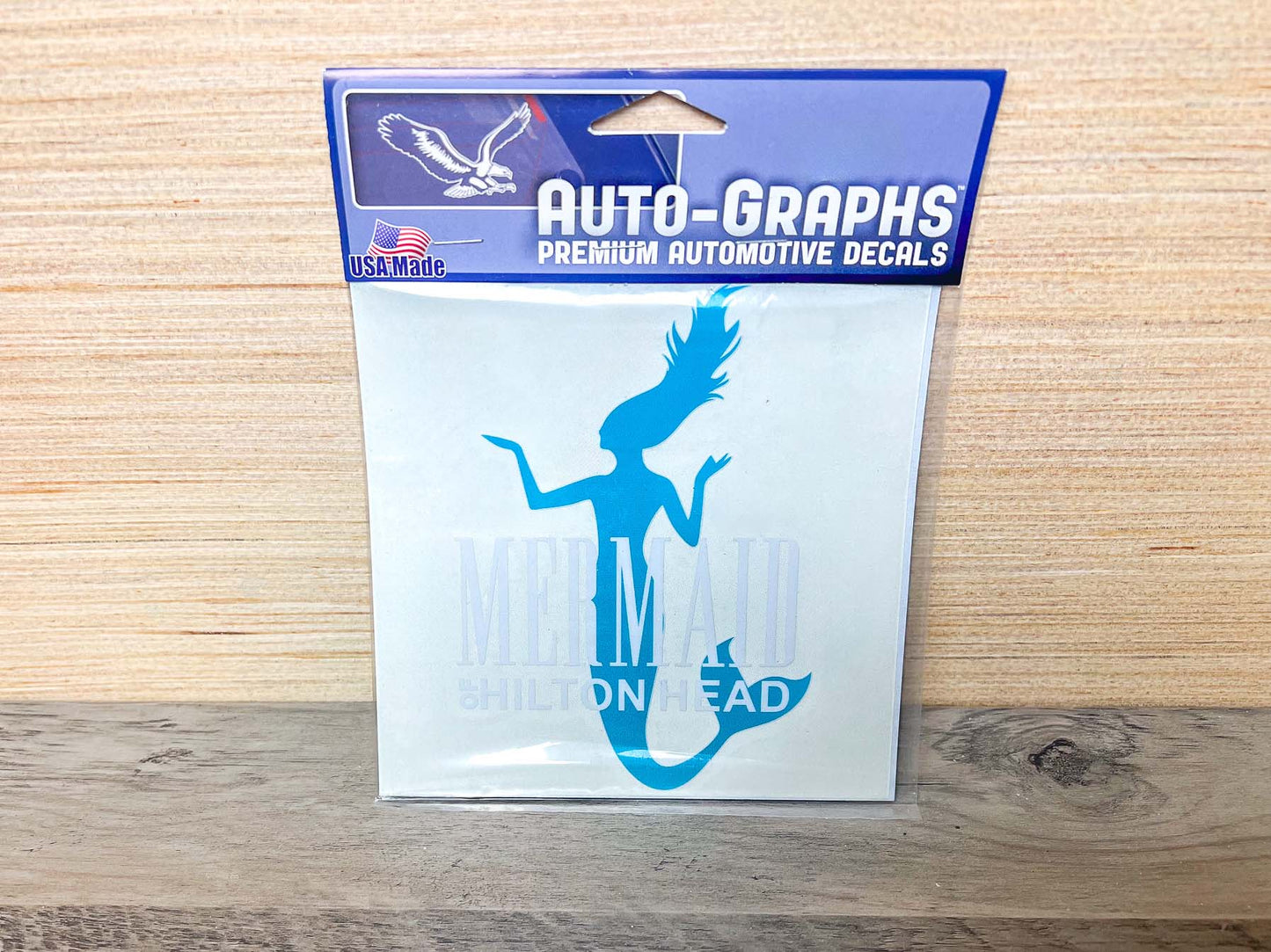 Mermaid of Hilton Head Auto-Graphs Auto Mermaid Decal