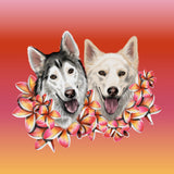 Custom Digital HandDrawn Pet Portrait