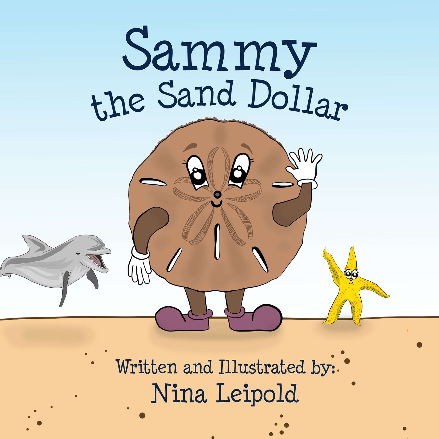 Sammy the Sand Dollar Children's Book Cover