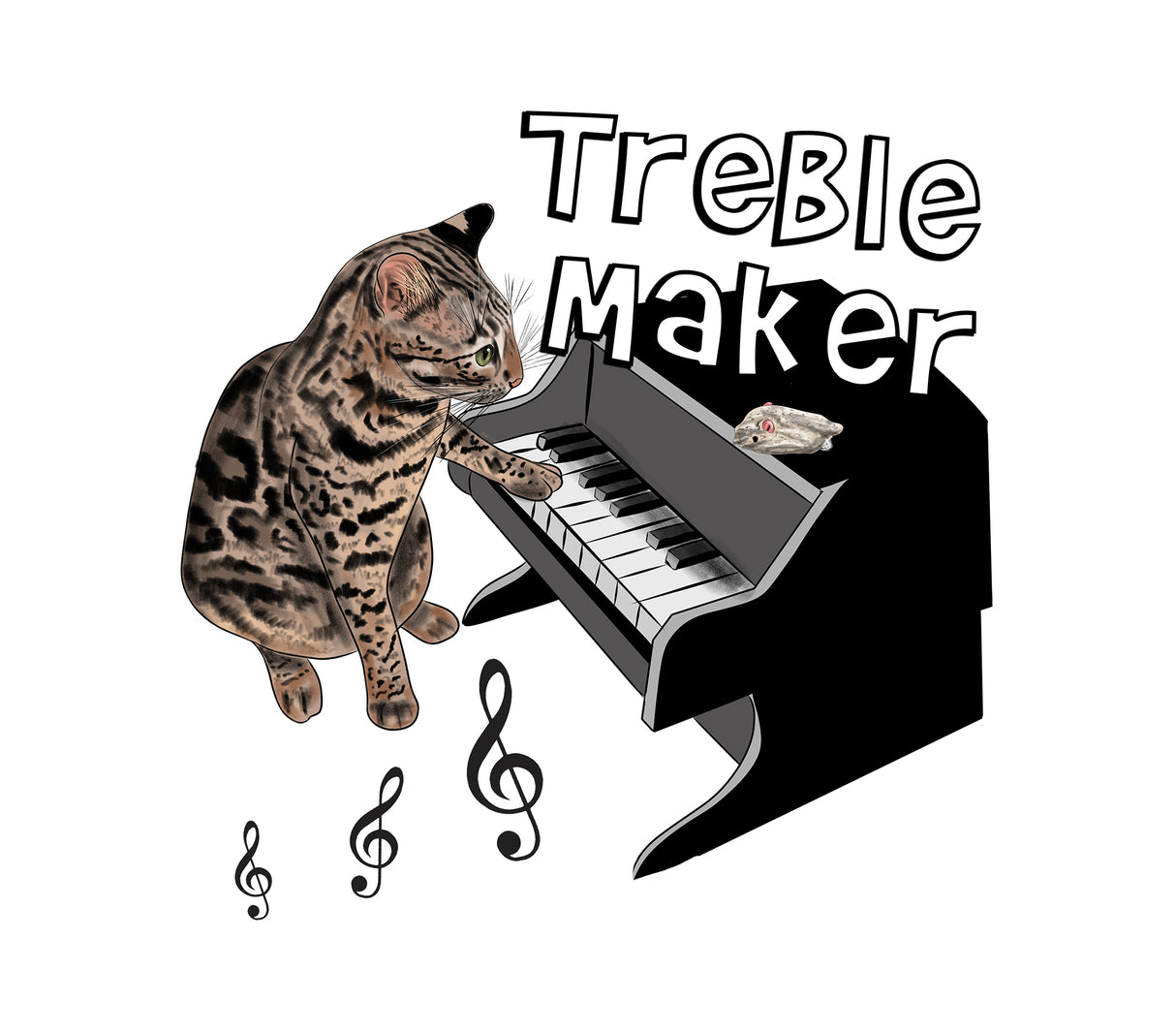 Treble Maker Vinyl Die Cut Sticker