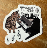Treble Maker Vinyl Die Cut Sticker
