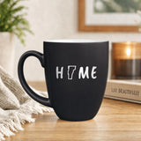 Vermont Home 16 oz Ceramic Coffee Mug, State Outline Design